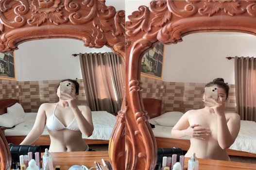 sex melody mak E gái chân dài trong bộ đồ cô dâu gợi tình